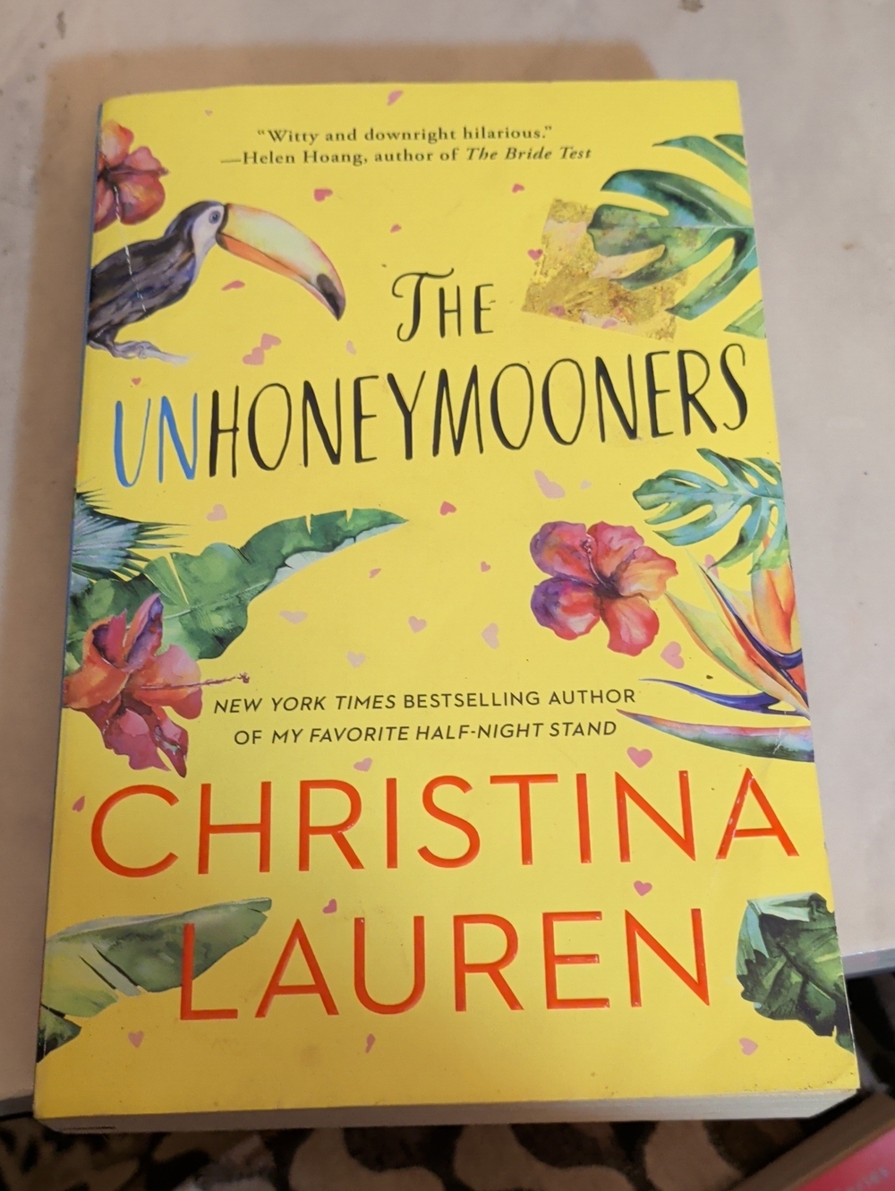 Christina Yellow Tropical-Cover Paperback Coffee Table Book